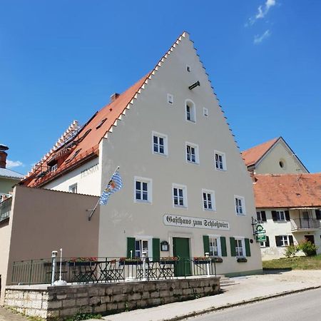 Hotel Gasthaus Zum Schlosswirt Dietfurt Exterior foto